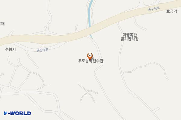 담양군 우도농악전수관 위치 지도 — 전남광주통합특별시 담양군 봉산면 송강정로 18