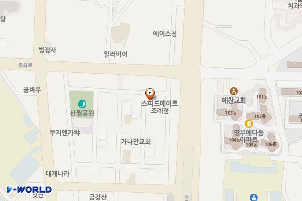 순천시 향토정한정식 위치 지도 — 전남광주통합특별시 순천시 남신월4길 13-26