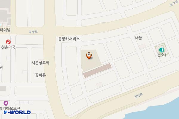 광양시 빅팜식자재마트 위치 지도 — 전남광주통합특별시 광양시 눈소2길 21-1