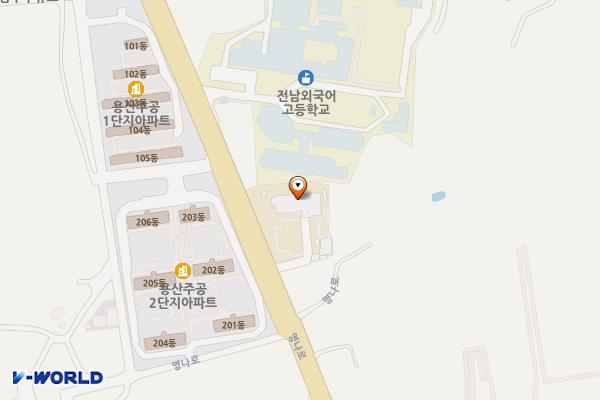 나주시 농어촌공사나주지사 위치 지도 — 전남광주통합특별시 나주시 영나로 2418