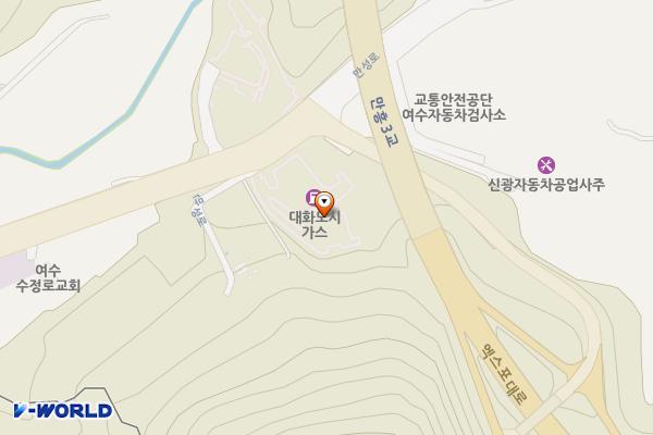 여수시 대화도시가스 위치 지도 — 전남광주통합특별시 여수시 만성로 178
