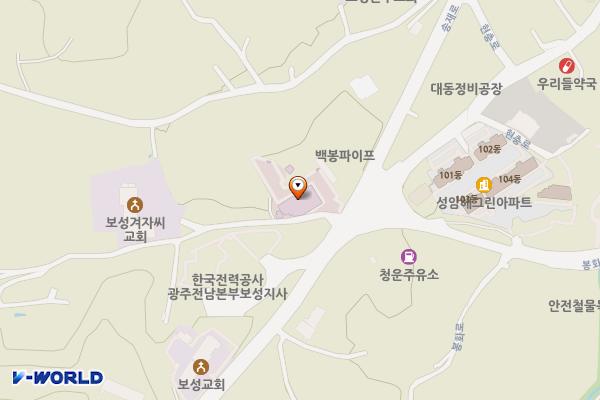 보성군 보성제일병원 위치 지도 — 전남광주통합특별시 보성군 보성읍 송재로 59-2