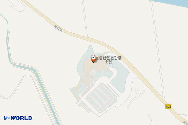 영암군 월출산온천관광호텔 위치 지도 — 전남광주통합특별시 영암군 군서면 마한로 331