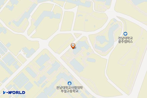 광주광역시 북구 전남대학교제2학생회관 위치 지도 — 전남광주통합특별시 북구 용봉로 77
