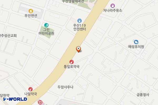 광주광역시 북구 취송회관 위치 지도 — 전남광주통합특별시 북구 동문대로 118