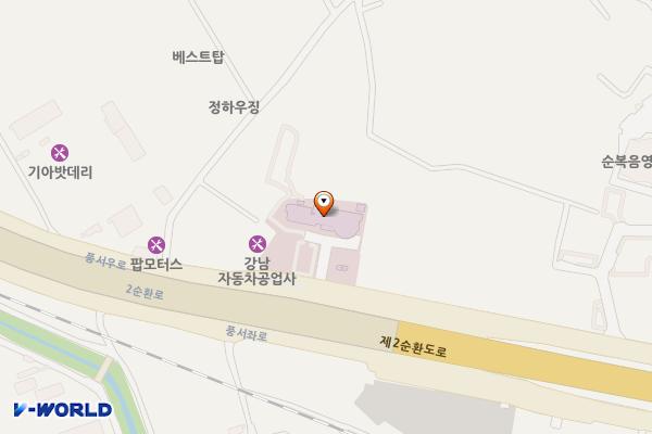 광주광역시 서구 다사랑병원 위치 지도 — 전남광주통합특별시 서구 풍서우로 224