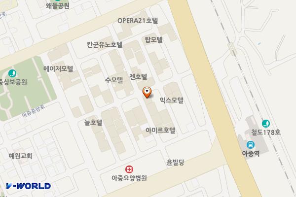 전주시 한옥모텔 위치 지도 — 전북특별자치도 전주시 덕진구 아중4길 13