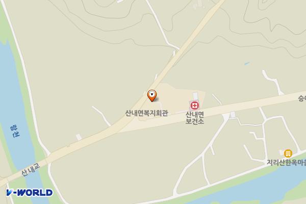 남원시 산내면사무소 위치 지도 — 전북특별자치도 남원시 산내면 대정길 21