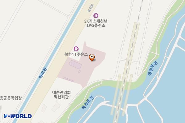 익산시 우석장례식장 위치 지도 — 전북특별자치도 익산시 목천로 118