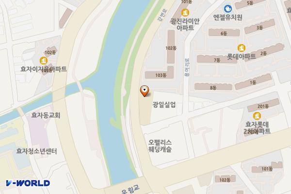 전주시 효자3동주민센터 위치 지도 — 전북특별자치도 전주시 완산구 강변로 180