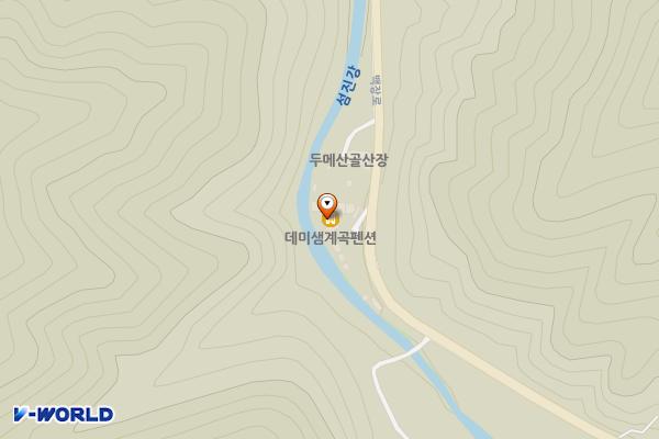진안군 데미샘계곡펜션 위치 지도 — 전북특별자치도 진안군 백운면 백장로 700