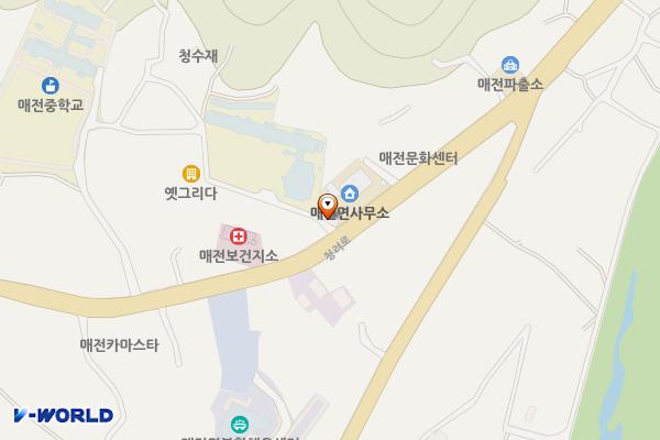 매전면사무소주차장 위치 지도 — 경상북도 청도군 매전면 청려로 3693