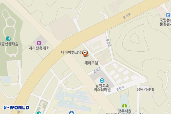 남원시 헤라모텔 위치 지도 — 전북특별자치도 남원시 충정로 220-8