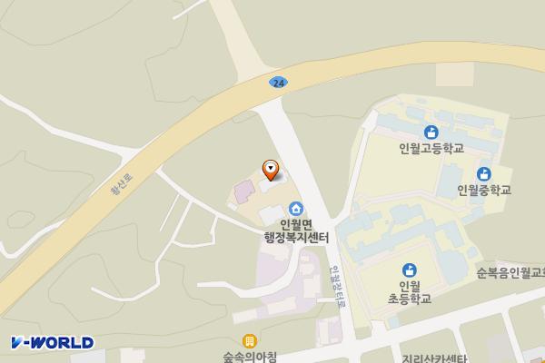 남원시 인월면행정복지센터 위치 지도 — 전북특별자치도 남원시 인월면 인월장터로 53
