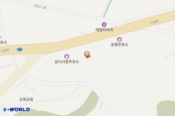 군산시 쉐보레군산서비스센터 위치 지도 — 전북특별자치도 군산시 구암로 160