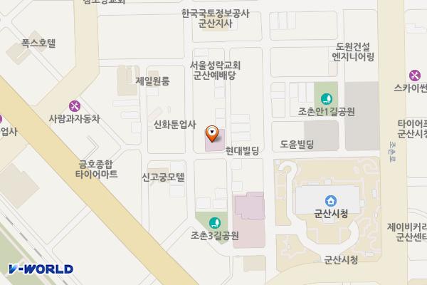 군산시 원광효도요양병원2관 위치 지도 — 전북특별자치도 군산시 조촌안1길 24