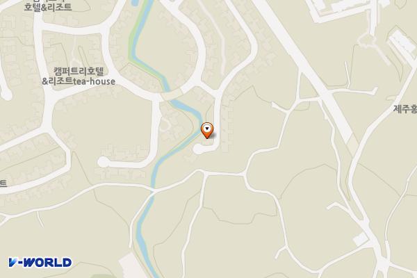 제주시 캠퍼트리호텔앤리조트 위치 지도 — 제주특별자치도 제주시 해안마을서4길 100