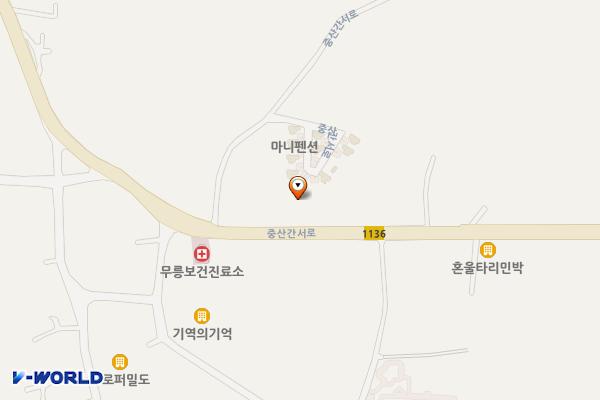 서귀포시 무릉2리마을회관 위치 지도 — 제주특별자치도 서귀포시 대정읍 중산간서로 2868