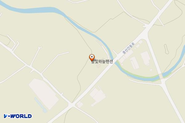 서귀포시 별빛하늘펜션 위치 지도 — 제주특별자치도 서귀포시 남원읍 중산간동로 6264