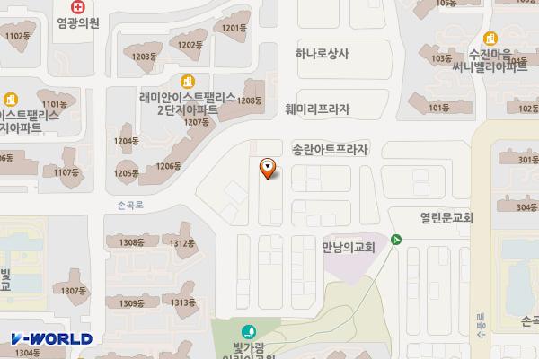 용인시 글로카로카7 위치 지도 — 경기도 용인시 수지구 동천로113번길 22-5