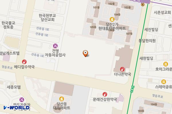 서울시 영등포구 영등포유통상가 위치 지도 — 서울특별시 영등포구 영등포로 109
