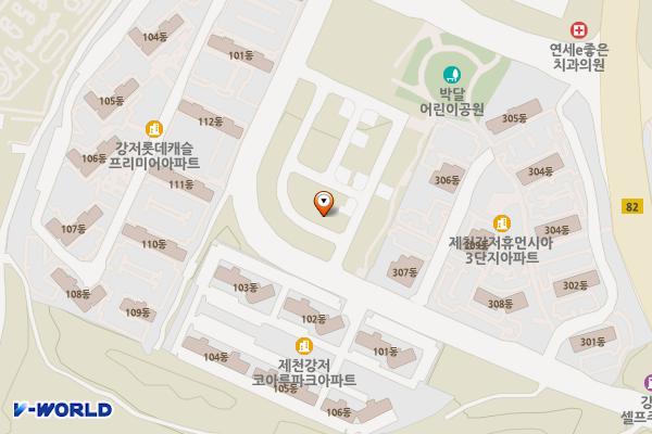 제천시 단독주택(청풍호로10안길) 위치 지도 — 충청북도 제천시 청풍호로10안길 23-21
