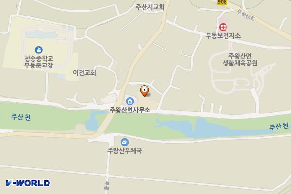 청송군 주왕산파출소 위치 지도 — 경상북도 청송군 주왕산면 이전앞길 6
