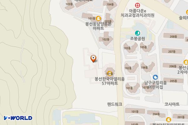 광주광역시 남구 광주남문교회 위치 지도 — 전남광주통합특별시 남구 제석로 93-13