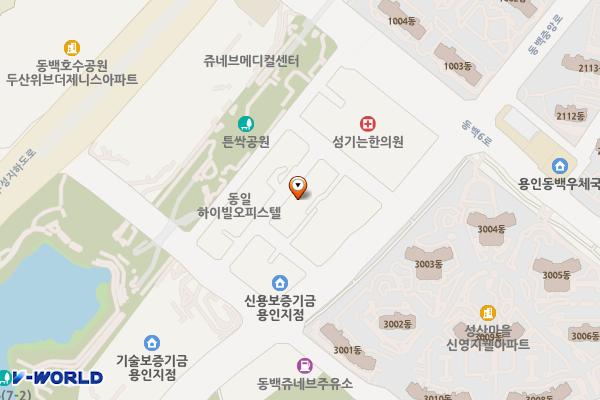 BMW차징스테이션 지스타 위치 지도 — 경기도 용인시 기흥구 동백5로 21-8