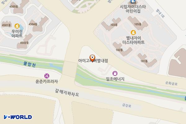 남양주시 별내노블레스빌딩 위치 지도 — 경기도 남양주시 순화궁로 116
