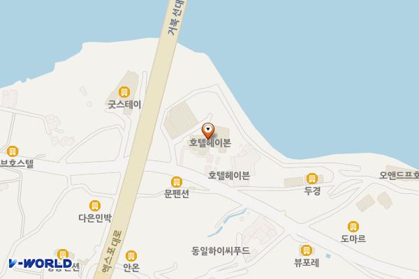여수시 헤이븐호텔 위치 지도 — 전남광주통합특별시 여수시 돌산읍 진두해안길 131