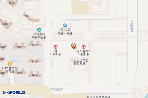 평택시 어반센터프라자 위치 지도 — 경기도 평택시 고덕갈평5길 28