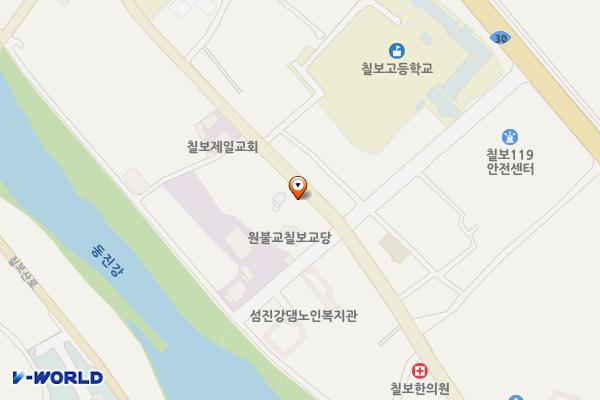 칠보파출소옆 공영주차장 위치 지도 — 전북특별자치도 정읍시 칠보면 칠보중앙로 95-1