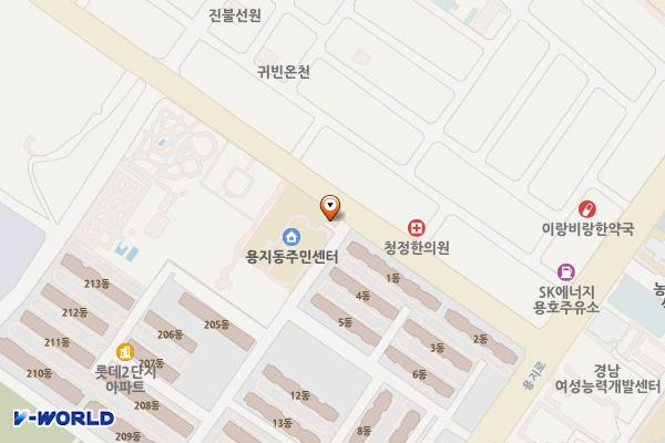 창원시 용지동행정복지센터 위치 지도 — 경상남도 창원시 성산구 용지로239번길 19-4