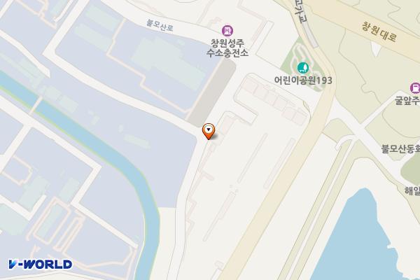 창원시 성주동183공영주차장 위치 지도 — 경상남도 창원시 성산구 불모산로48번길 5