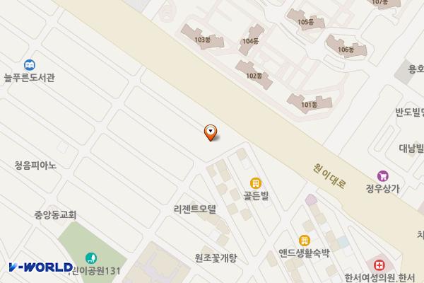 창원시 중앙입체공영주차장 위치 지도 — 경상남도 창원시 성산구 원이대로 566