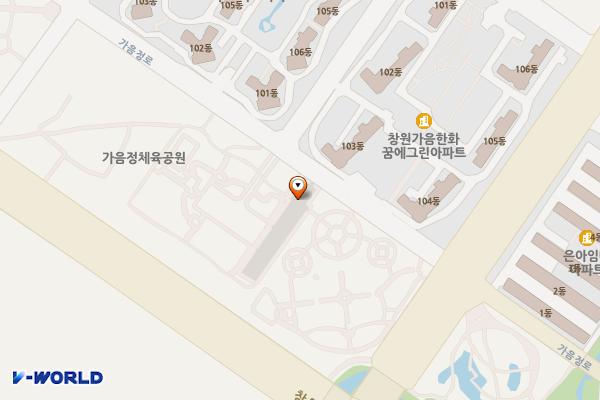 창원시 장미공원 위치 지도 — 경상남도 창원시 성산구 창원대로 927