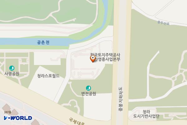 인천시 서구 LH청라영종사업본부 위치 지도 — 인천광역시 서해구 중봉대로715번길 13