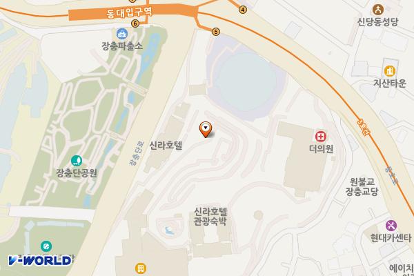 서울시 중구 서울신라호텔 위치 지도 — 서울특별시 중구 동호로 249