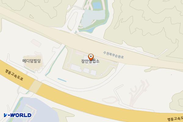 수원시 수원순환도로 위치 지도 — 경기도 수원시 수원북부순환로 188