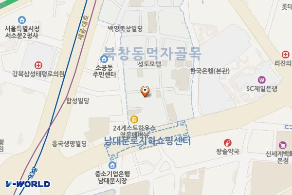 서울시 중구 브릴란테덕수궁오피스텔 위치 지도 — 서울특별시 중구 남대문로1길 14-1