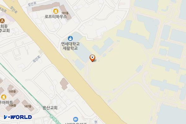 BMW차징스테이션 연세대학교 by도이치모터스 위치 지도 — 서울특별시 서대문구 연세로 50