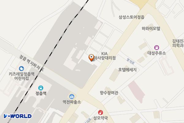 역광장공영주차장 위치 지도 — 전북특별자치도 정읍시 연지동 343-88