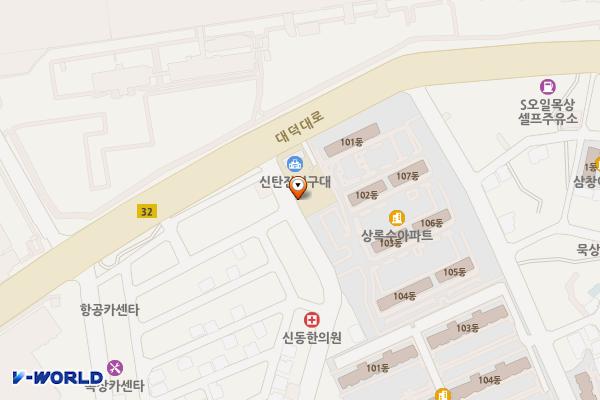 목상동행정복지센터 위치 지도 — 대전광역시 대덕구 대덕대로1470번길 7
