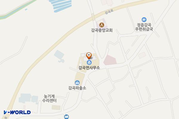감곡면사무소 위치 지도 — 전북특별자치도 정읍시 감곡면 원삼1길