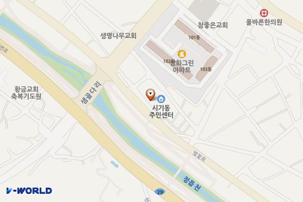 시기동주민센터 위치 지도 — 전북특별자치도 정읍시 시기동