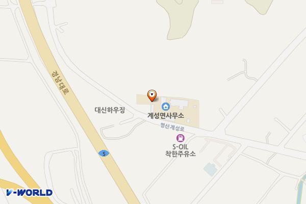 계성면사무소 위치 지도 — 경상남도 창녕군 계성면 영산계성로 256