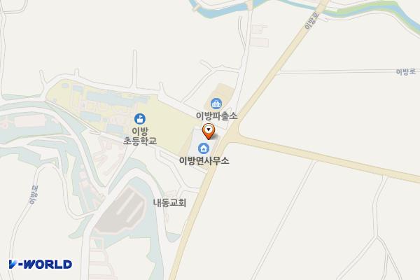 이방면사무소 위치 지도 — 경상남도 창녕군 이방면 이방로 639
