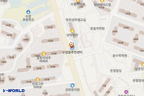 수암동행정복지센터 위치 지도 — 울산광역시 남구 중앙로 32