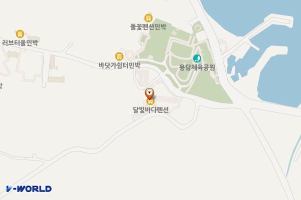 달빛바다팬션 위치 지도 — 제주특별자치도 제주시 어영길 64-12